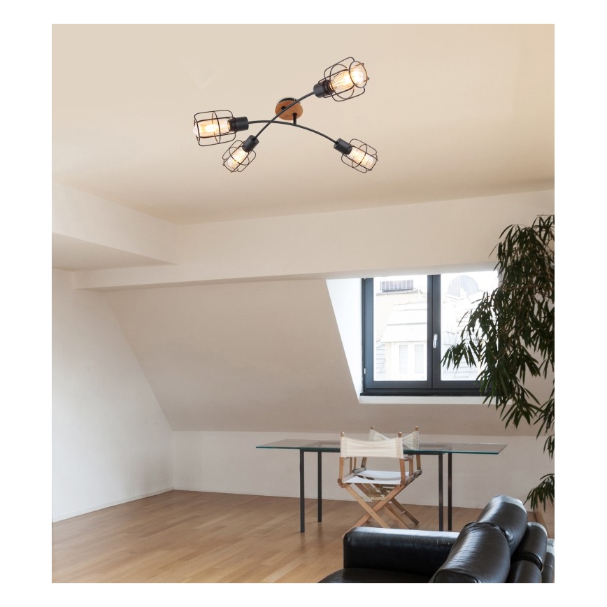 Globo - Stropna pritrjena svetilka 4xE27/40W/230V