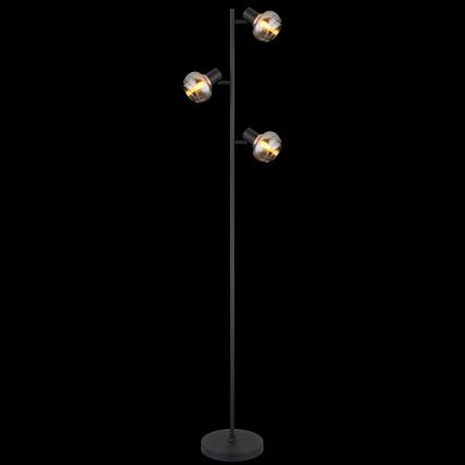 Globo - Talna svetilka 3xE14/40W/230V črna