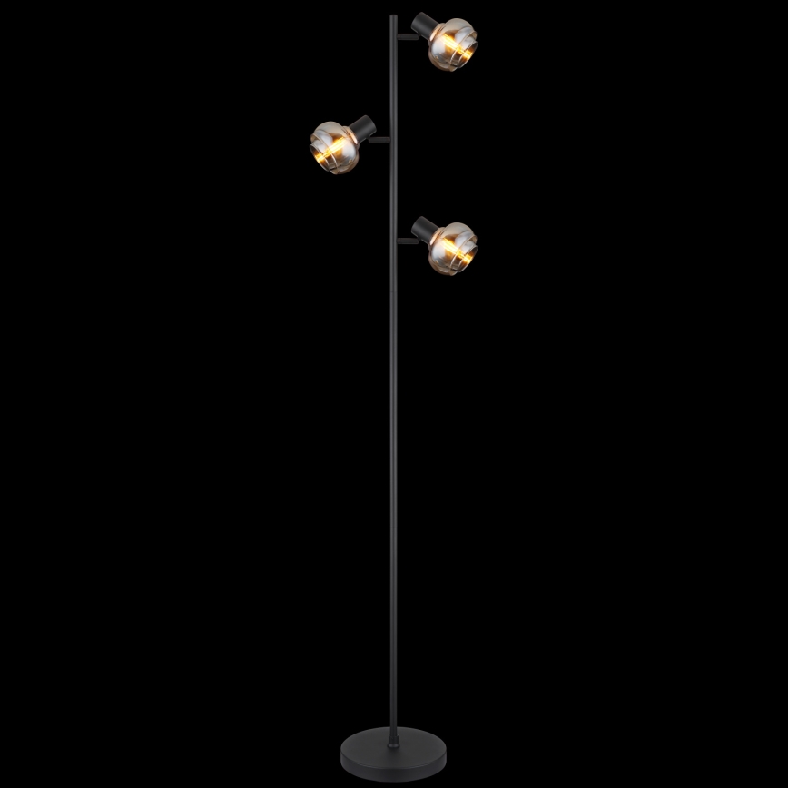 Globo - Talna svetilka 3xE14/40W/230V črna
