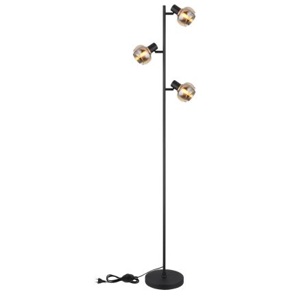 Globo - Talna svetilka 3xE14/40W/230V črna