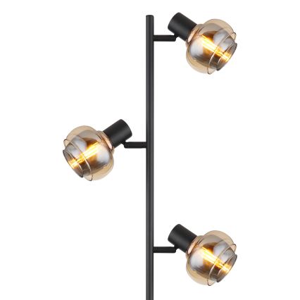Globo - Talna svetilka 3xE14/40W/230V črna