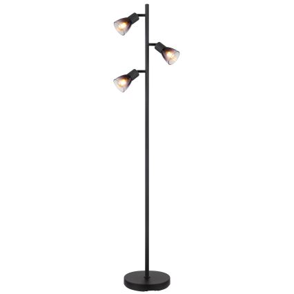 Globo - Talna svetilka 3xE14/25W/230V črna