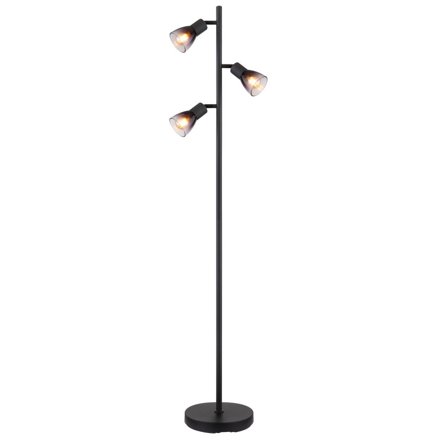 Globo - Talna svetilka 3xE14/25W/230V črna