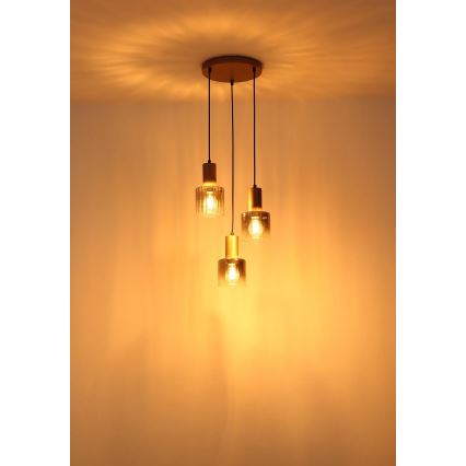 Globo - Lestenec na kablu 3xE27/40W/230V