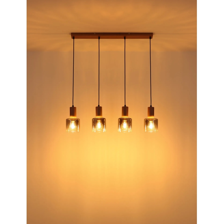 Globo - Viseči lestenec na lanku 4xE27/40W/230V