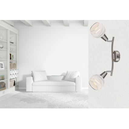 Globo - LED Reflektor 2xE14/4W/230V