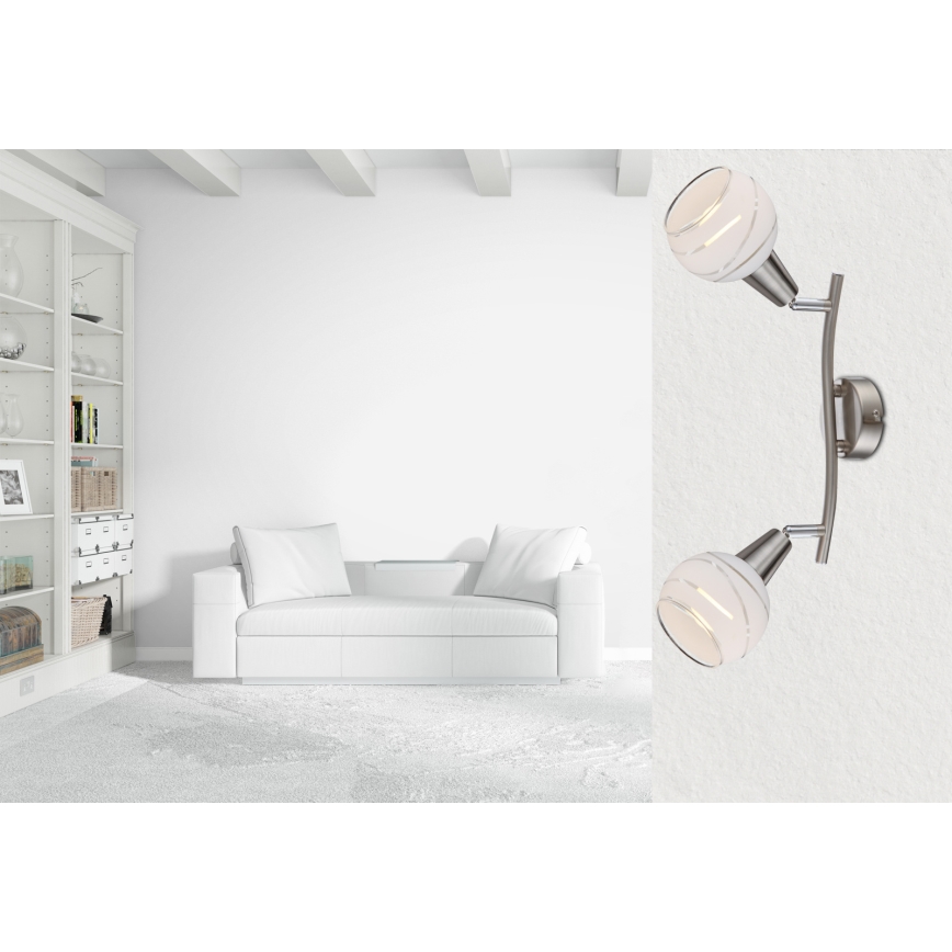 Globo - LED Reflektor 2xE14/4W/230V