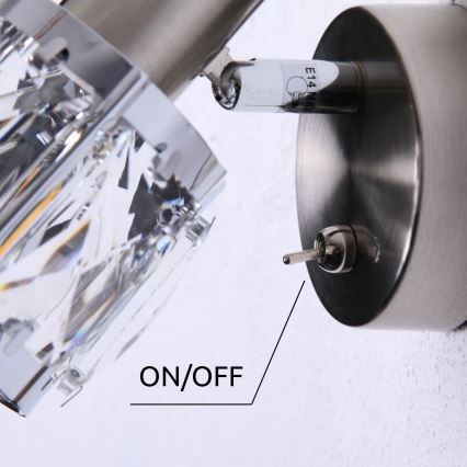 Globo - Stenski reflektor 1xE14/40W/230V