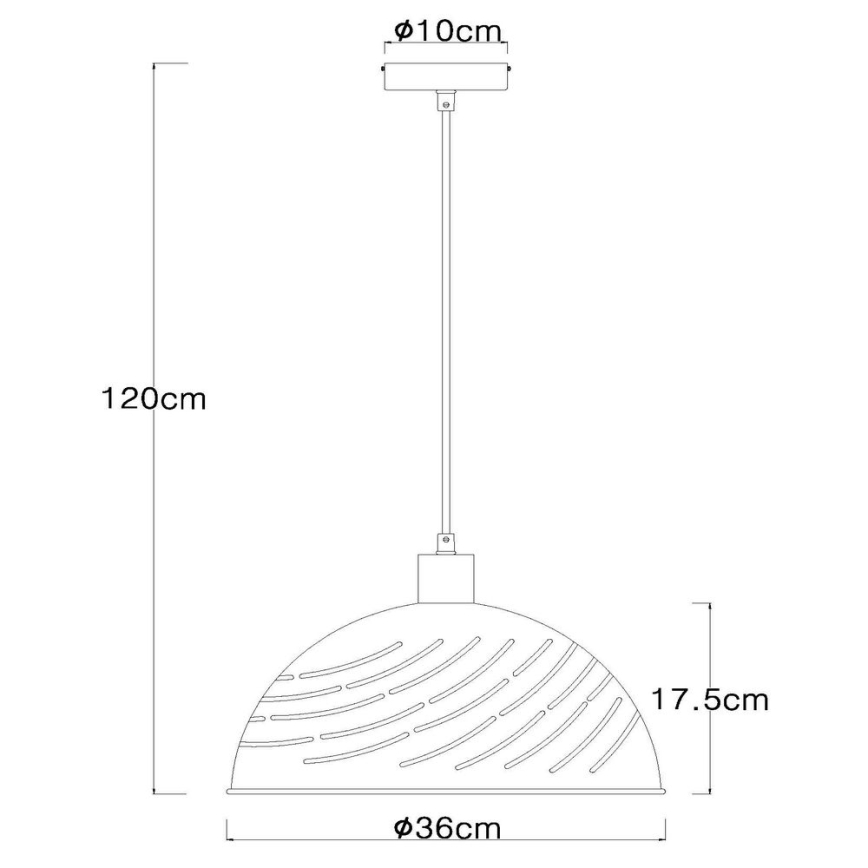 Globo - Lestenec na vrvici 1xE27/60W/230V