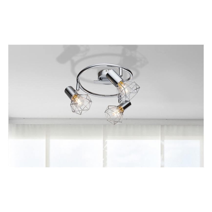 Globo 54802-3 - Reflektor XARA I 3xE14/40W/230V