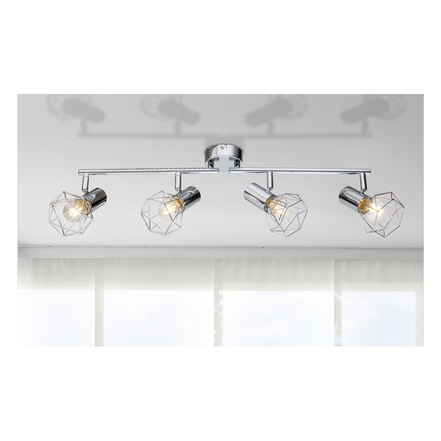 Globo 54802-4 - Reflektor XARA I 4xE14/40W/230V