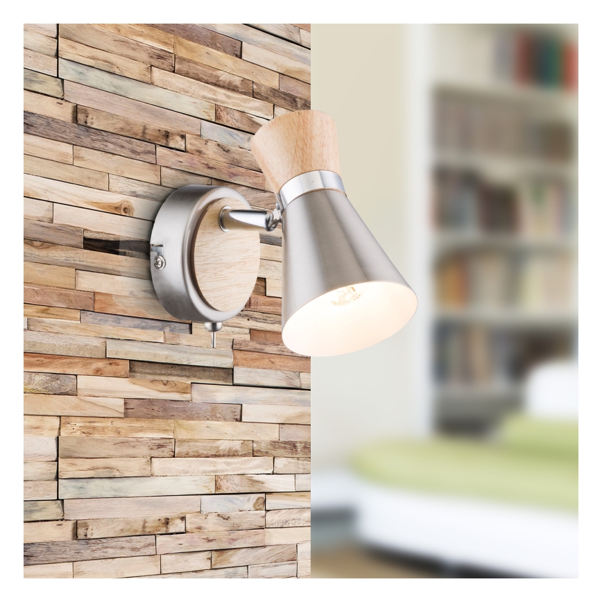 Globo - Stenski reflektor 1xE14/25W/230V