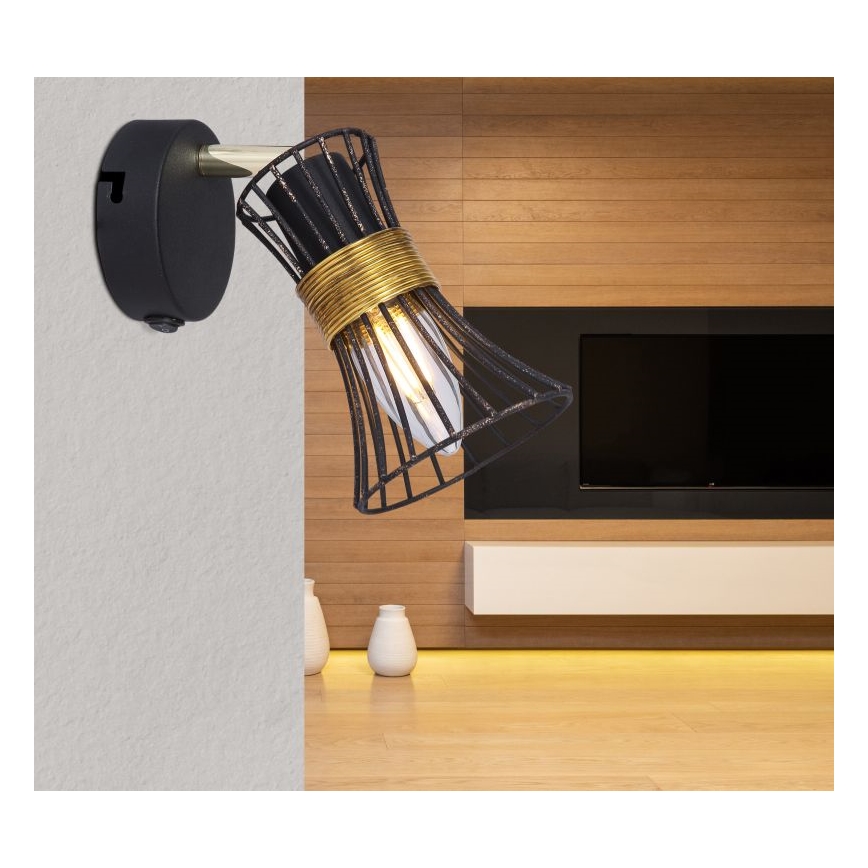 Globo 54814-1 - Stenski reflektor PURRA 1xE14/40W/230V
