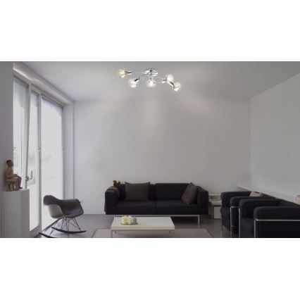 GLOBO 54921-5 - Nadgradni lestenec LOTHAR 5xE14/40W/230V