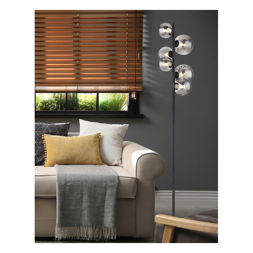 Globo - LED Talna svetilka 6xG9/3,5W/230V dimna/črna