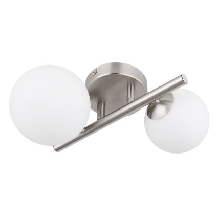Globo - LED Lestenec 2xG9/3W/230V mat krom