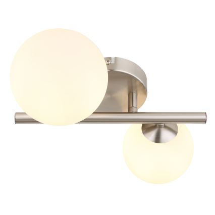 Globo - LED Lestenec 2xG9/3W/230V mat krom