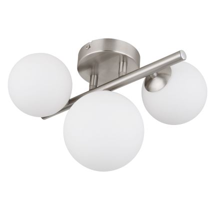 Globo - LED Lestenec RIHA 3xG9/3,5W/230V mat krom