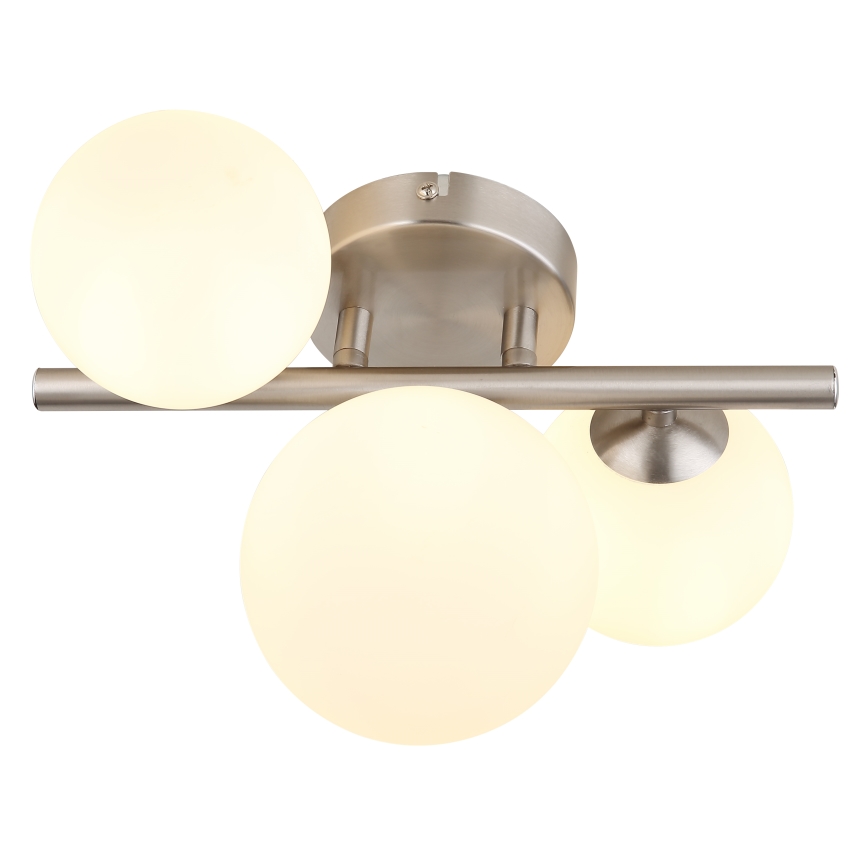 Globo - LED Lestenec RIHA 3xG9/3,5W/230V mat krom