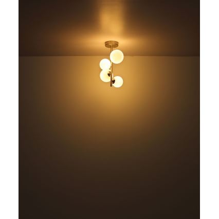 Globo - LED Lestenec na drogu 4xG9/3W/230V mat krom