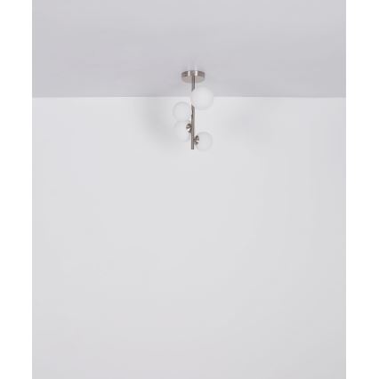 Globo - LED Lestenec na drogu 4xG9/3W/230V mat krom