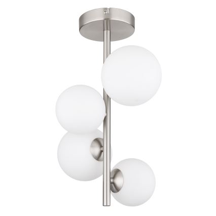 Globo - LED Lestenec na drogu 4xG9/3W/230V mat krom