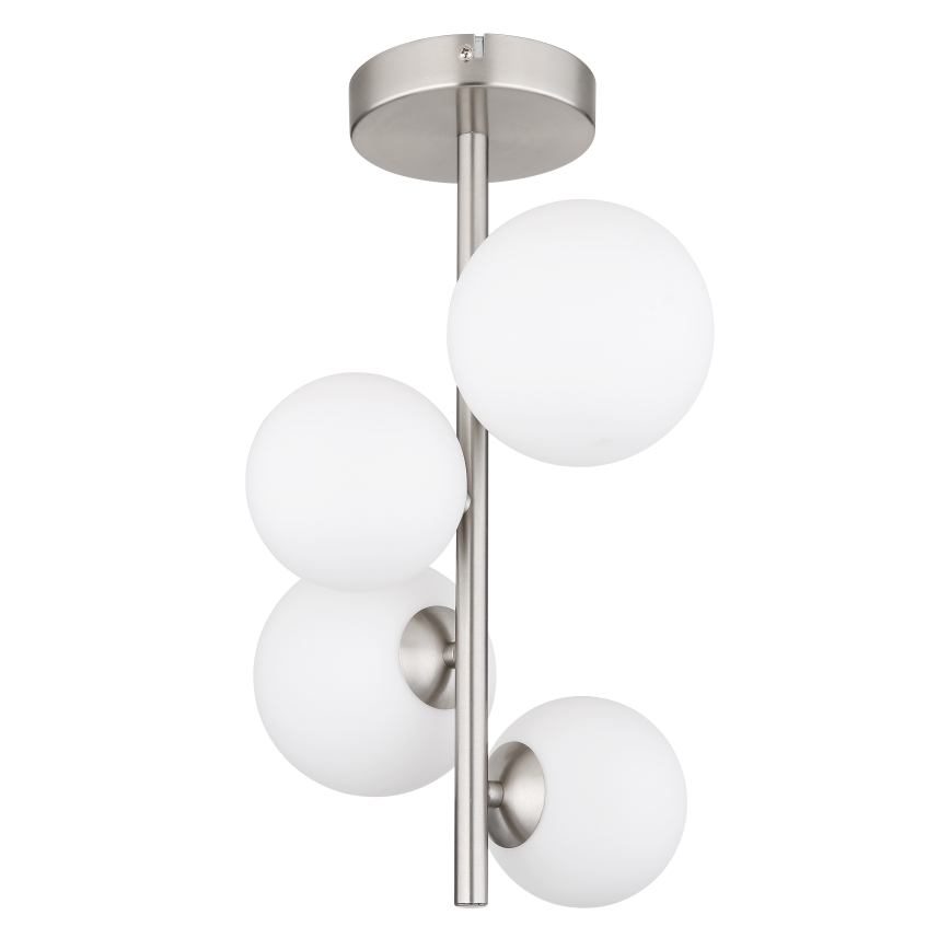 Globo - LED Lestenec na drogu 4xG9/3W/230V mat krom