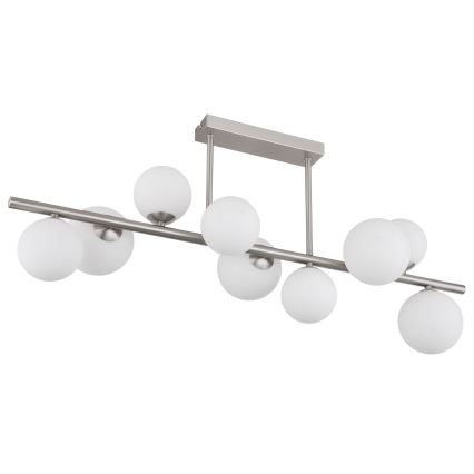 Globo - LED Lestenec na drogu 9xG9/3W/230V mat krom