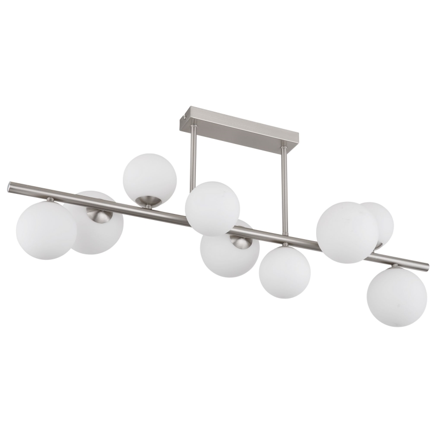 Globo - LED Lestenec na drogu 9xG9/3W/230V mat krom
