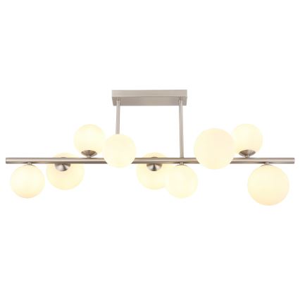 Globo - LED Lestenec na drogu 9xG9/3W/230V mat krom