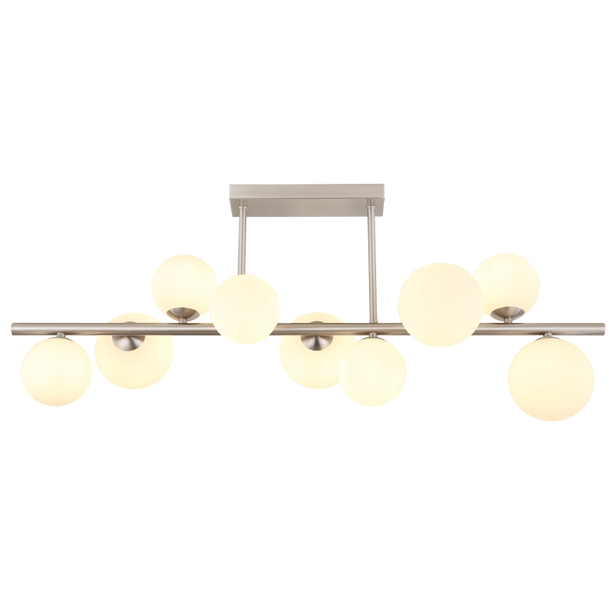 Globo - LED Lestenec na drogu 9xG9/3W/230V mat krom