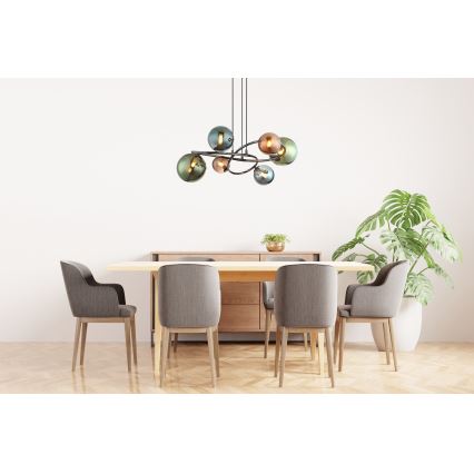 Globo - LED Lestenec na vrvici 6xG9/3,5W/230V