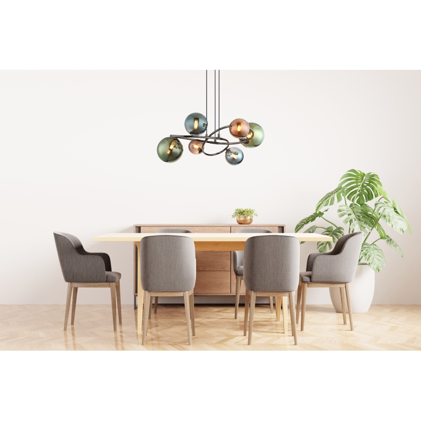 Globo - LED Lestenec na vrvici 6xG9/3,5W/230V