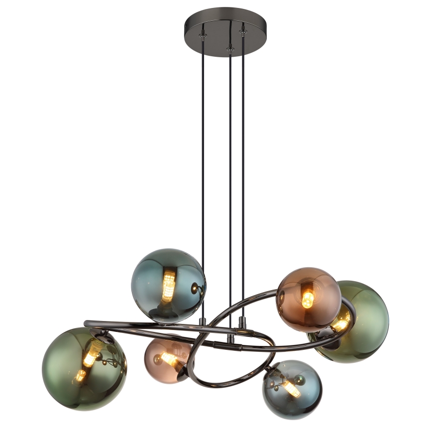 Globo - LED Lestenec na vrvici 6xG9/3,5W/230V
