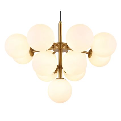 Globo - Lestenec na vrvici 13xG9/5W/230V pr. 56 cm zlata