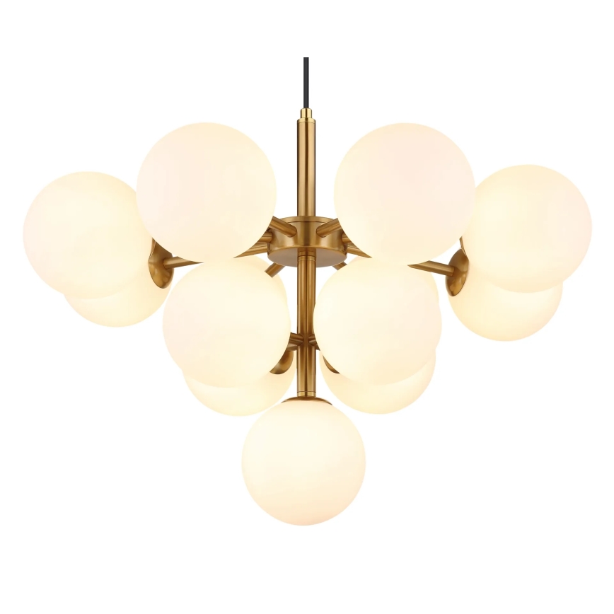 Globo - Lestenec na vrvici 13xG9/5W/230V pr. 56 cm zlata
