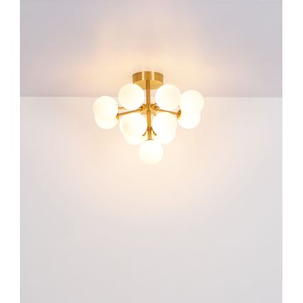 Globo - Nadgradni lestenec 13xG9/5W/230V pr. 56 cm mat krom