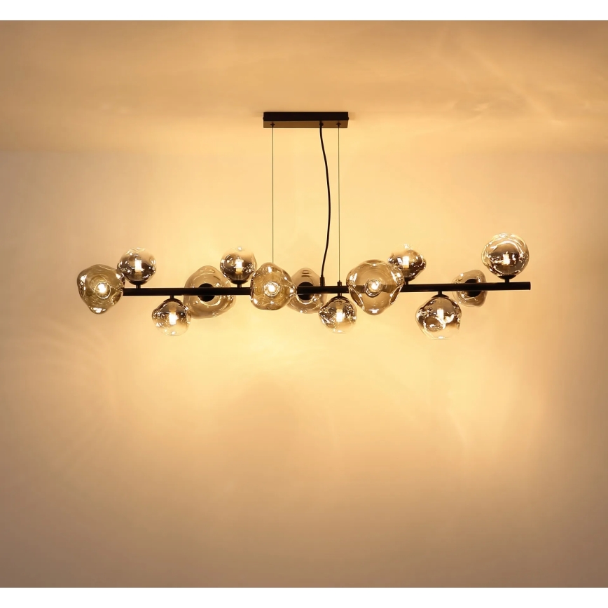 Globo - Lestenec z jekleno vrvico 13xG9/5W/230V