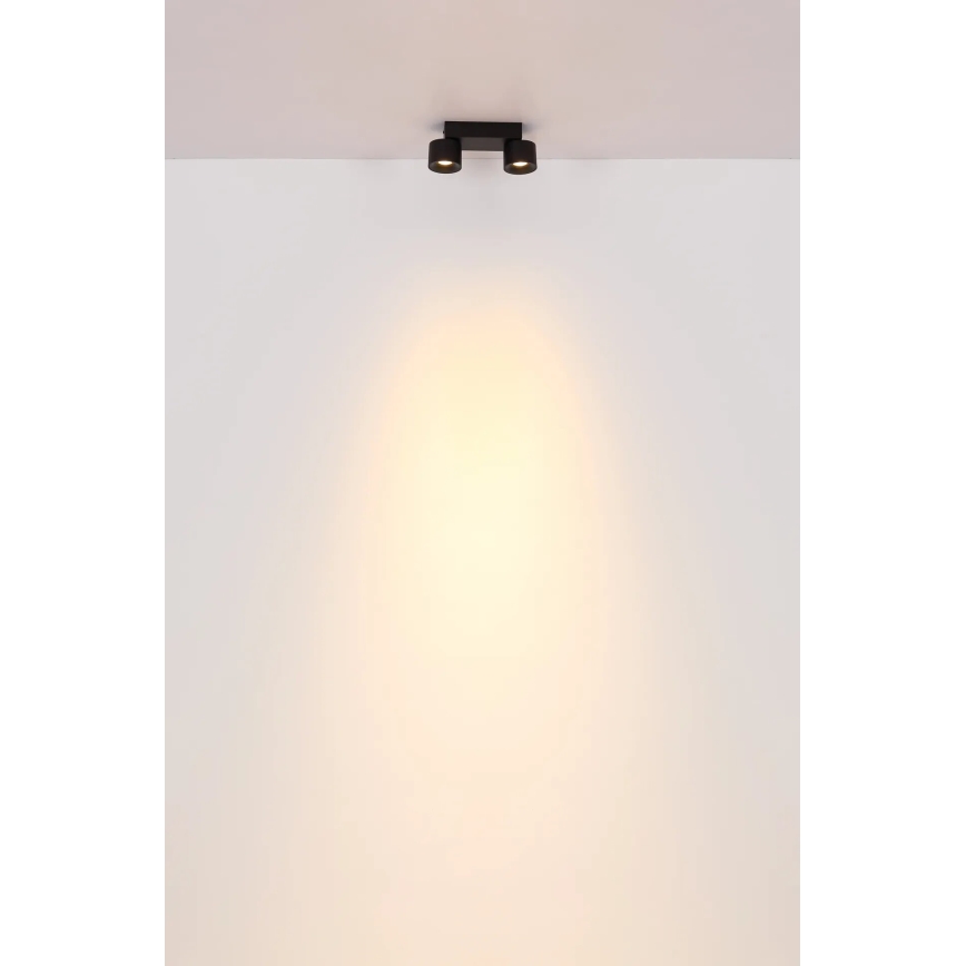 Globo - LED Reflektor 2xLED/6W/230V črna