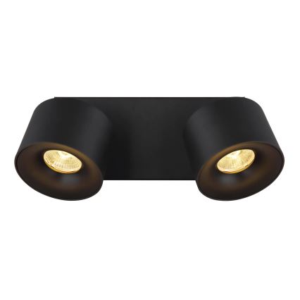 Globo - LED Reflektor 2xLED/6W/230V črna