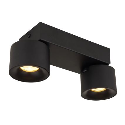 Globo - LED Reflektor 2xLED/6W/230V črna