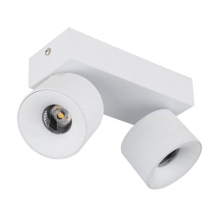 Globo - LED Reflektor 2xLED/6W/230V bela