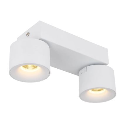 Globo - LED Reflektor 2xLED/6W/230V bela