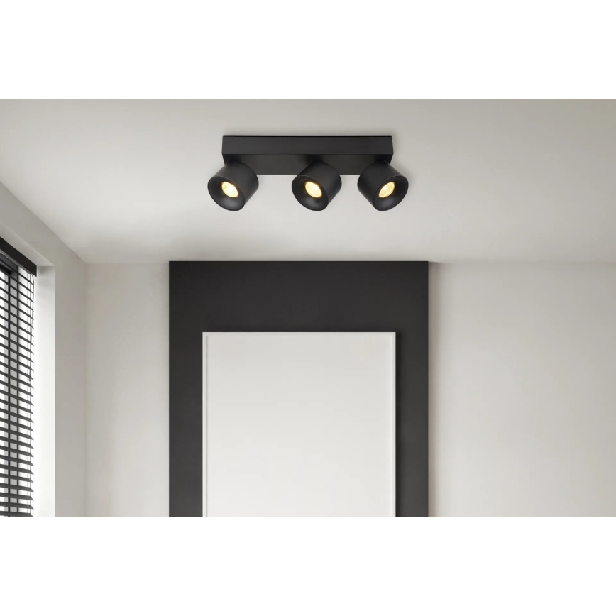 Globo - LED Reflektor 3xLED/6W/230V črna