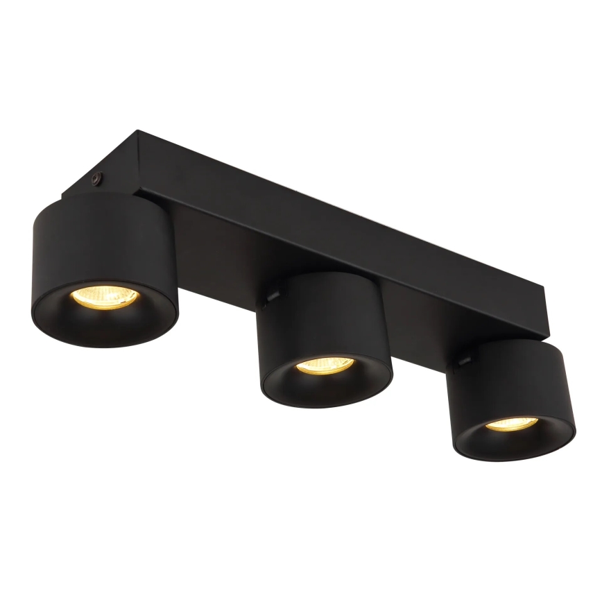 Globo - LED Reflektor 3xLED/6W/230V črna