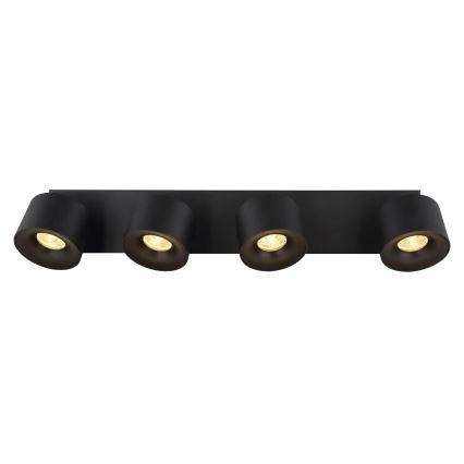 Globo - LED Reflektor 4xLED/6W/230V črna