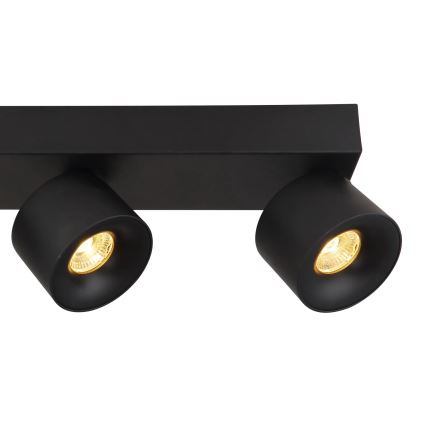 Globo - LED Reflektor 4xLED/6W/230V črna