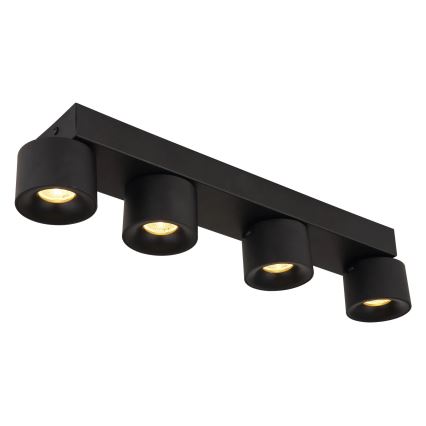 Globo - LED Reflektor 4xLED/6W/230V črna
