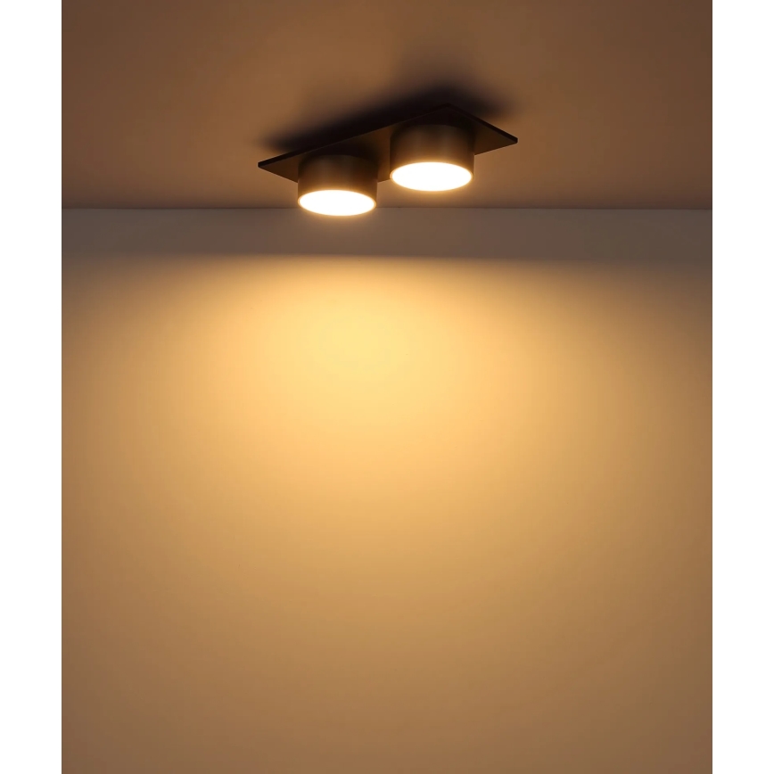 Globo - LED stropno svetilo LED/24W/230V 3000K 46x20 cm medenina