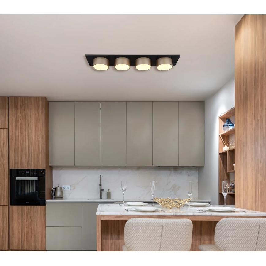 Globo - LED stropna svetilka LED/40W/230V 3000K 86x20 cm bež